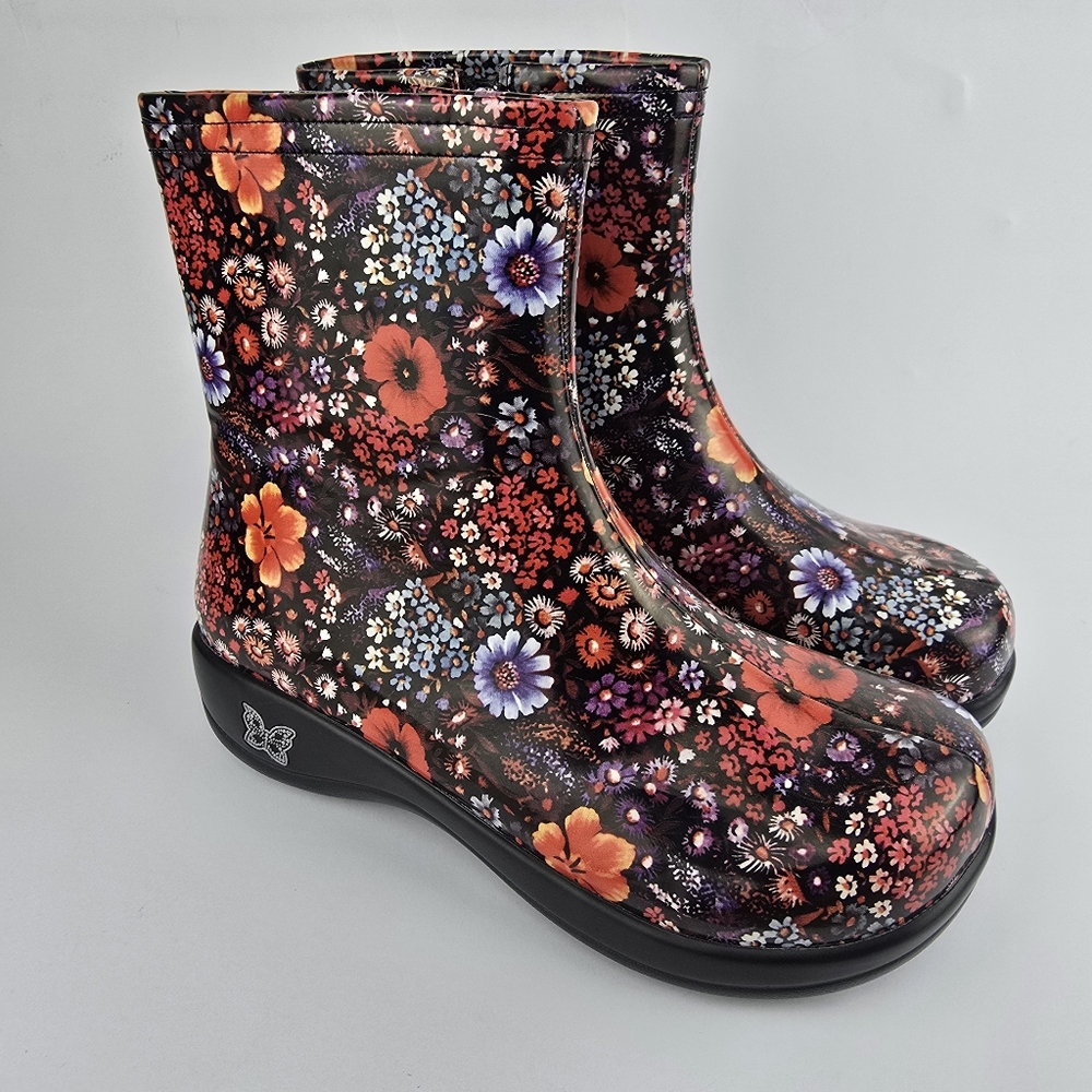 Alegria Floral Rain Boots Size 37 RAI - Picture 16 of 16